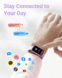 Amzhero Health Fitness Tracker with 24/7 Heart Rate, Blood Oxygen, Blood Pressure, Sleep Tracker, 5ATM Waterproof Activity Trackers with Step Tracker, Pedometer (S & L Bands Included)