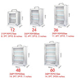 Transparent Phone Storage Cabinet with Lock - Numbered Lockers for Schools, Factories & Exams - Secure Safe Deposit Box for Reliable Storage Solutions