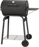 Kendane Barrel Charcoal Grill, Large Charcoal Grills with Side Shelf, Outdoor BBQ Grill,Perfect for Backyard Camping, Patio Parties and Picnics