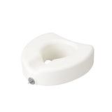 Drive Medical 12014 Premium Raised Toilet Seat with Lock, Elongated Seat, White