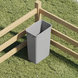 Dowell 2 Pack 50Qt Wastebasket Trash Container, 9/13Gal, Plastic, Stackable