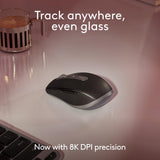 Logitech MX Anywhere 3S Mac Compact Wireless Mouse 8K DPI - Space Grey