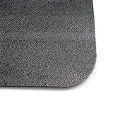 Black Vinyl Rectangular Chair Mat for Hard Floor - 48" x 60