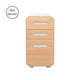 Laura Davidson Furniture Stockpile Slim 3-Drawer Mobile File Cabinet with Lock