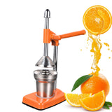 Manual Orange Juicer, Hand Press Citrus Juicer Lemon Squeezer with Cup Countertop Squeezer for Fresh Orange Juice, Easy to Clean