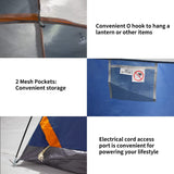 4 Person Waterproof Tents for Camping Easy Setup Outdoor Portable Backyard Camping Tents Suitable, Navy Blue ASFANES