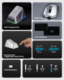 EPOMAKER NEX Pro Wireless Gaming Mouse with RGB Charging Dock
