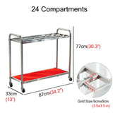 Rolling Plan Holder Cart with Wheels, Large File Storage Rack for Blueprint