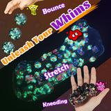 WATERELF Play Putty Slime for Kids, Fidget Sensory Artistic Therapy Putty Toys for Boys Girls Adults, Stress Relief Non-Sticky, Mix-ins PM003
