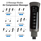 Leg Massager for Circulation and Pain Relief Thigh Compression Massager with 6 Modes 3 Vibration Knee Massage with Heat Leg Circulation Machine for Thigh Calf and Feet Relaxation for Athletes/Seniors