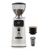Tuni G3 64mm Flat Burr Coffee Grinder, 100 Grind Settings Electric Espresso Grinder with Single Dose Set | Commercial Grade Precision, Touchscreen | Anti-Static Tech | Stainless Steel (Ivory)