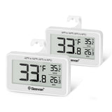 Geevon 2 Pack Refrigerator Thermometer Digital Fridge Thermometer IP65 Waterproof with Large LCD Display,Max/Min Record Function