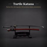 Turtle Katana, 1045 Carbon Steel Hand Forged Full Tang Japanese Sword