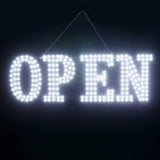 30"x10" Large LED Open Signs for Business with Remote, Super Bright Unique Design Open Sign with Hanging Installation, High Visibility Open Sign for Stores Bar Hotel Retail Shops Window Salon Restaurant Office