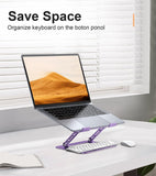 Aoviho Adjustable Laptop Stand for Desk,Portable Laptop Stand Holder and Riser