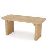 Tribesigns 5ft Conference Table, Modern Rectangular Meeting Seminar Table with Double Pedestal