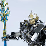MechPuConToy 3D Metal Puzzle Model, Mechanical Mecha with Lights 3D Metal Jigsaw Puzzles Assembly Kits, Home Decor for Adults and Teens (1020+ PCS)