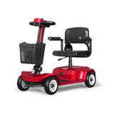 4-Wheel Portable Mobility Scooter for Travel, Compact Design, Easy Disassembly, 418 lb Capacity, Battery Included