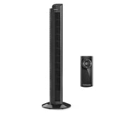 Vornado OZI42 42" Whole Room Tower Fan, Powerful Air Circulation, Space-Saving Design, Quiet Operation, 5 Speed Settings, 1-8 Hour Timer, 70-Degree Oscillation, Remote Control, Black