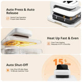 Embossing Machine, Heat Press Machine Digit 15x15 Sublimation Essential Bundle for T Shirts, Sublimation, Heat Press(B)