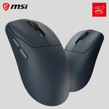 MSI Forge GM340 Wireless NAVY Wireless/Wired Gaming Mouse, 12000DPI, 1000Hz Query Rate, Symmetrical Design, 50+ Million Clicks, 6 Buttons, 82 Hours Battery Life, 1ms Latency, 57g