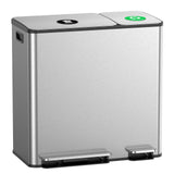Lovewind Dual Trash and Recycling Bins for Kitchen