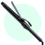 MINT REVAMP X-Long Barrel 1.25 Inch Curling Iron — Easier & Faster Styling for Long Hair | Truly Ionic Even Heat Ceramic Curling Iron 1 1/4 Inch | Professional Optimized Clamp for Smooth Salon Curls
