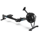 Merach Indoor Rowing Machine - Competition Monitor, Adjustable Air Resistance Rowing Machines for Home, Ergonomic Comfort Seat and Device Holder, Easy Storage, NovaRow R50 Pro