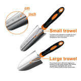 Gardening Tools,10PCS Stainless Steel Heavy Duty Garden Tool Set,Non-Slip Ergonomic Handle and Outdoor Garden Shovel