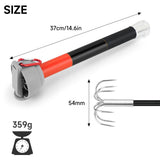 SANLIKE Octopus Fishing Gaff (Red, 10FT)