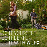 WORX WG505 Trivac 12 Amp 3-in-1 Electric Leaf Blower/Leaf Vacuum/Mulcher, Metal Impeller for Fine Mulching