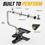 Fishing Line Spooler – Portable Table Mounted Reel Spooler for Spinning & Baitcasting Reels – Adjustable to Fit Multiple Size Spools-Fishing Line Remover Gifts for Men (Clips and Suction Cups)