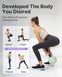 YOTTOY Soft Kettlebell,Kettlebell Anti-Slip Grip Weight for Home Workouts, Kettlebells Set Strength and Safety Guaranteed (15LB-Green)