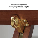 Solid Wood Artist's Easel，Foldable Floor-Standing Display Stand
