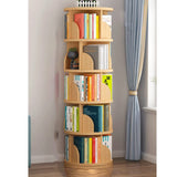 DDYYDS Rotating Bookshelf 360 Degree Bookcase Home Floor Shelf Multi-Layer Student Picture Book