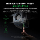 Creality K1C 3D Printer, 600mm/s High-Speed Auto Leveling Clog-Free Robust Direct  Silent Mode Support Carbon Fiber Filaments