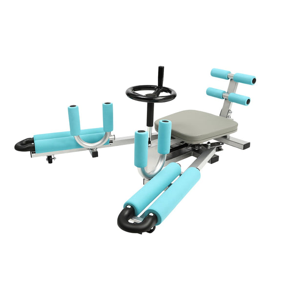 Leg Stretcher, Split Stretching Equipment for Flexibility, 330lbs Heavy Duty Split Machine for Yoga, Dance and Gymnastics, Leg Stretching Training Machine for Home Gym (Cyan) WPORDE