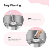 ROVSUN 15 Inch Cotton Candy Machine, Candy Floss Maker Electric Cotton Candy Maker w/Cover Stainless Steel Bowl & Sugar Scoop for Home Commercial Party Carnival Birthday