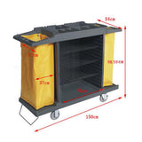 This Housekeeping Cleaning Cart, Laundry Hamper Sorter Cart Portable Multi-Functional Linen Cart Commercial Laundry Cart with Wheels Hotel Cloth Cart for Hotel Office Cleaning