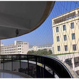 Stainless Steel Woven Mesh Rolls, Wire Rope Mesh Garden Fences, Stair Safety Nets, Decorative Fishing Nets, Wall Decoration Nets, High-Altitude Fall Protection Nets, Balcony Safety Nets(4x7m)