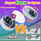 WATERELF 3PC Galaxy Putty Slime for Kids, Fidget Sensory Artistic Therapy Putty Toys for Boys Girls Adults, Stress Relief Non-Sticky, 3.11 Inch 3.2 Oz