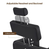 BarberPub Classic Hydraulic Reclining Barber Chair Salon Styling Beauty Spa Chair 2065 (Black)