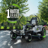 EGO Power+ Electric Riding Lawn Mower, 52" Deck with Zero Turn Radius, Includes (6) 56V 12.0Ah Batteries and Charger