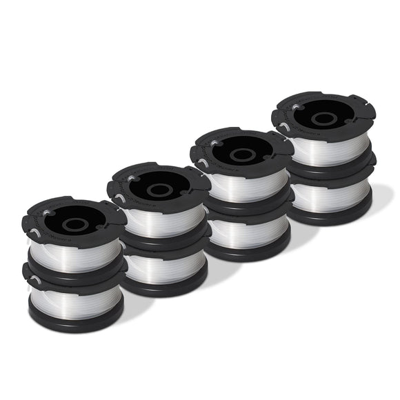 RISELION Weed Eater String Compatible with Black and Decker Weed Eater, Autofeed System Replacement Durable AF-100 String Line, 30ft 0.065 inch Trimmer Line (8 Replacement Trimmer Spool)