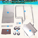Carts,Storage Car Service Car Utility Vehicle Multifunction Portable Trolley Home Heavy Duty
