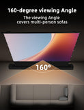 100" ALR Motorized Floor Rising Projector Screen for Long/Standard Throw Projector,Movie Screen for Home Theater,Motorized Projector Screen 4K/8K Ultra HD, Active 3D