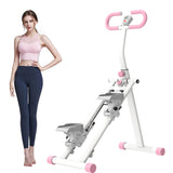 Borcolo Stair Stepper for Home, Vertical Climber Machine for Full-Body Exercise, Portable Stair Home-Upgrade Climber Fitness Equipment with Stable Frame Adjustable Handlebar for Women Men, Pink