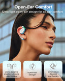 Cleer ARC 3 Open Ear Headphones - Dolby Audio, Snapdragon Sound True Wireless Earbuds, 50Hr Battery, Blue Cleer