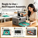 15x15in Motorized Auto Heat Press Machine
