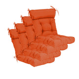 Indoor/Outdoor High Back Chair Cushion,Spring/Summer Seasonal All Weather